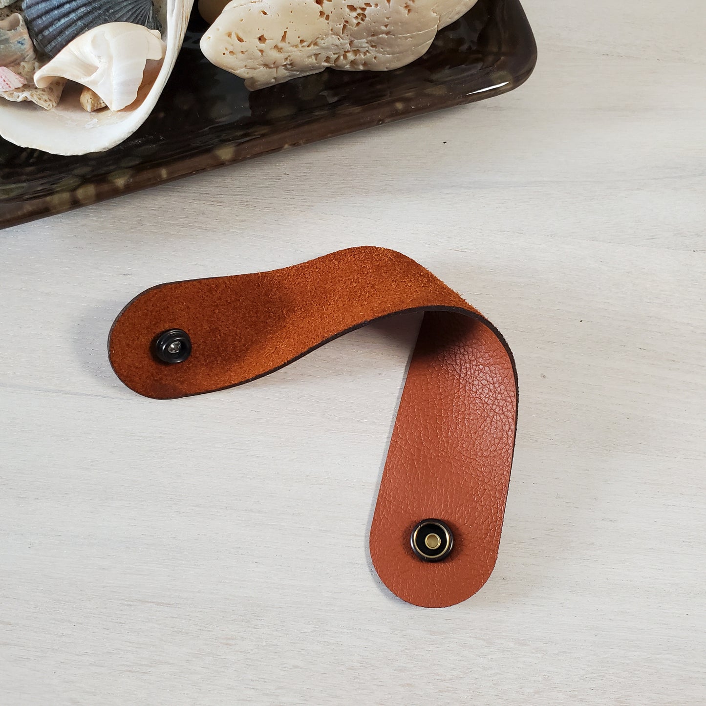 Leather Wall Hanging Vertical Paddle Strap and Harness